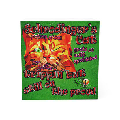 schrodinger's cat - note cube (green turf)