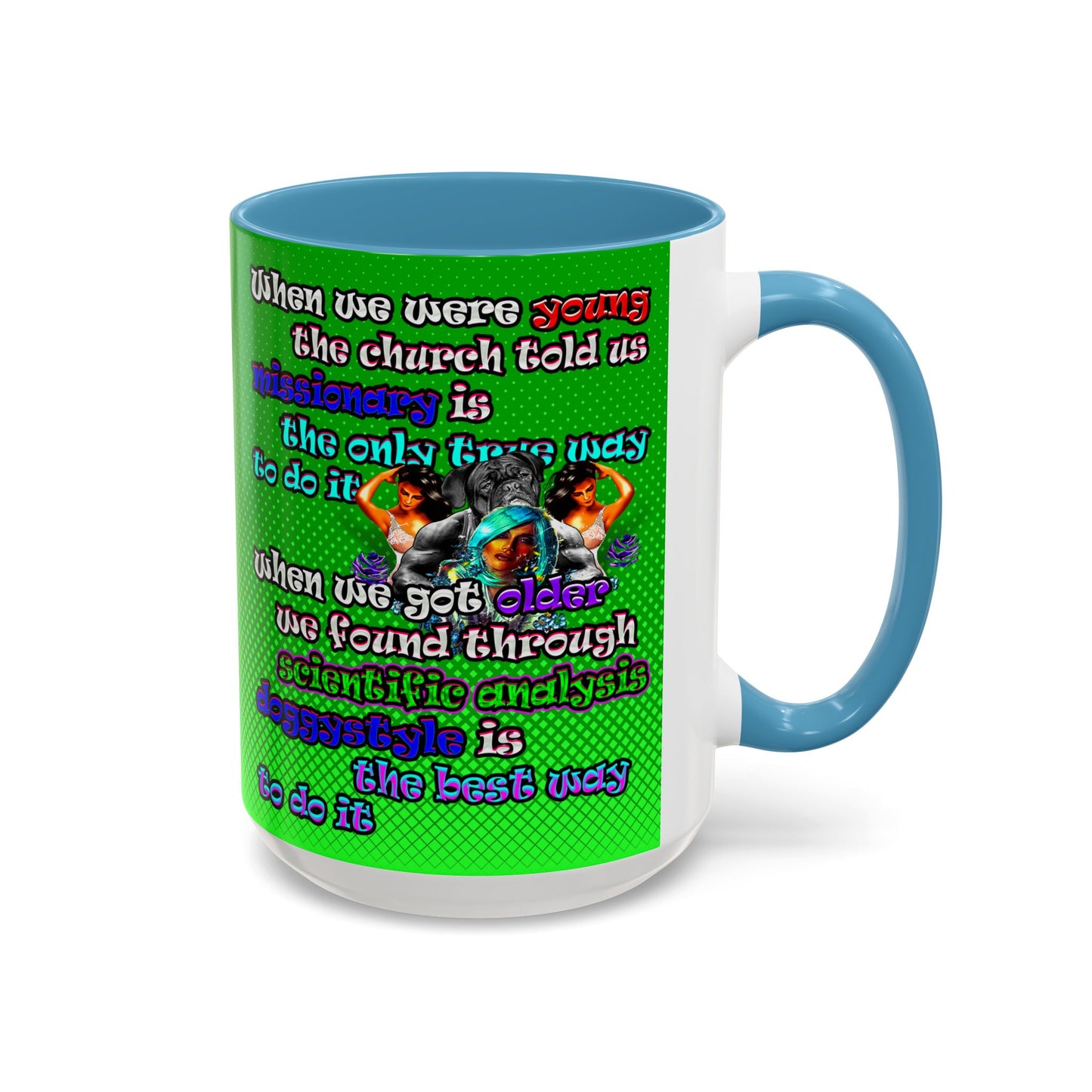 doggystyle - Accent Mug (logo green)
