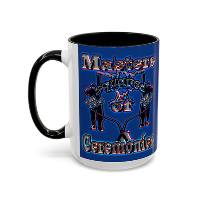 em cee squared - Accent Mug (dark blue)