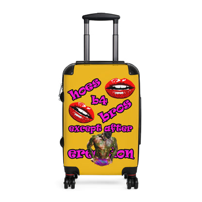 hoes b4 bros - Suitcase (yellow)