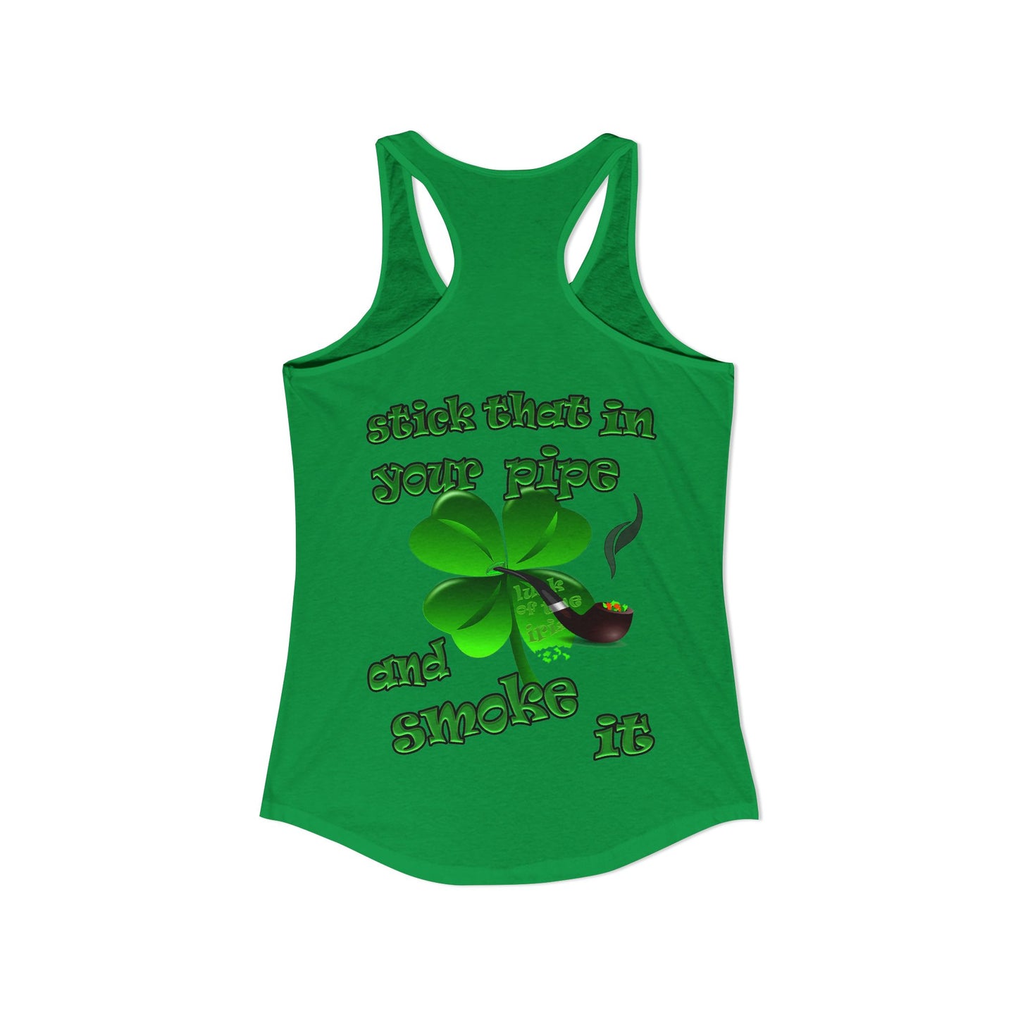 celtics logo - Women's Ideal Racerback Tank