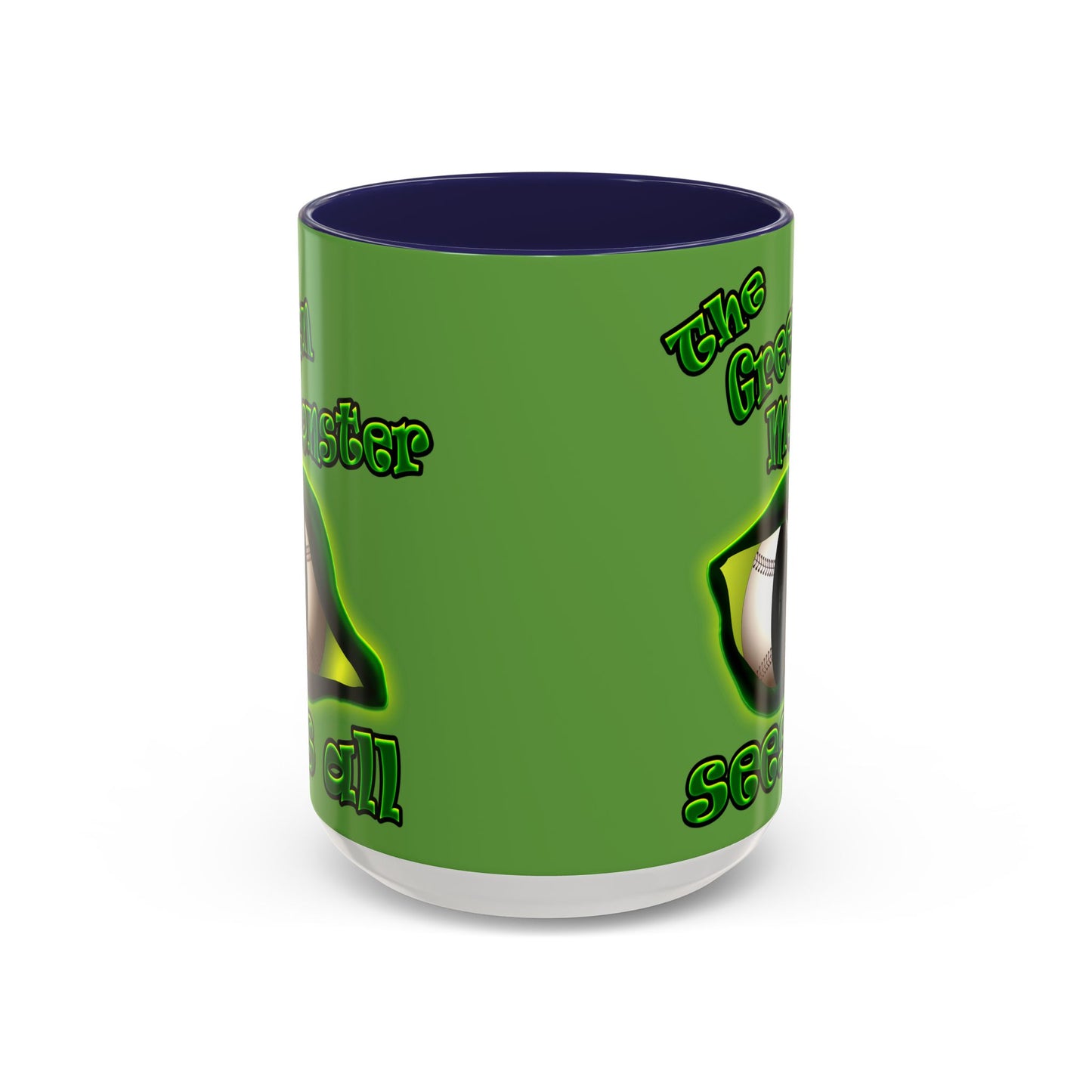 green monster - Accent Mug (green)