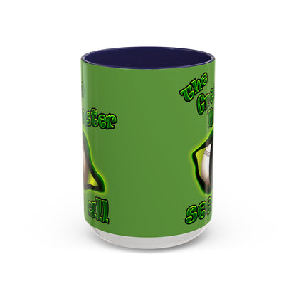 green monster - Accent Mug (green)
