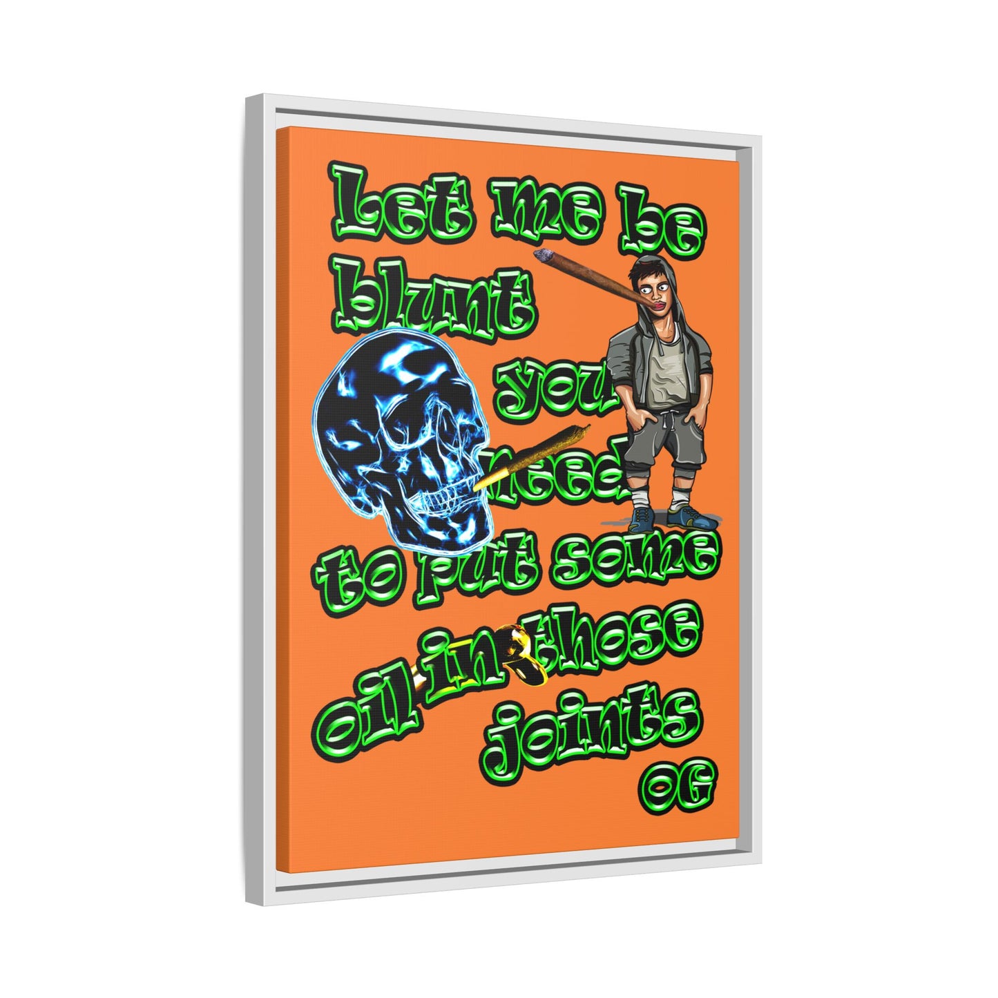 og - framed canvas art (crusta)