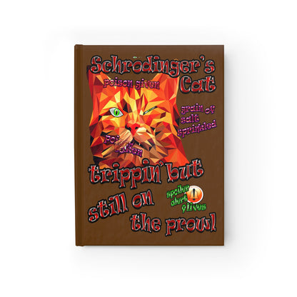schrodinger's cat - journal-blank (brown)