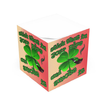 stick that in your pipe and smoke it - note cube (yellow-orange wave)