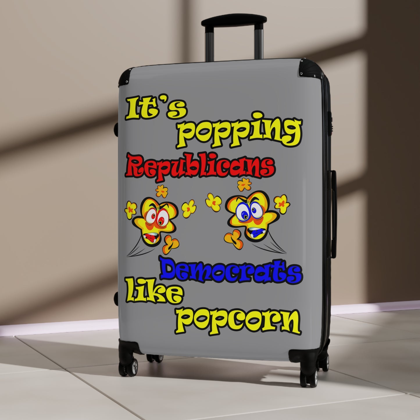 popping like popcorn - Suitcase (grey)