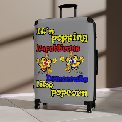 popping like popcorn - Suitcase (grey)