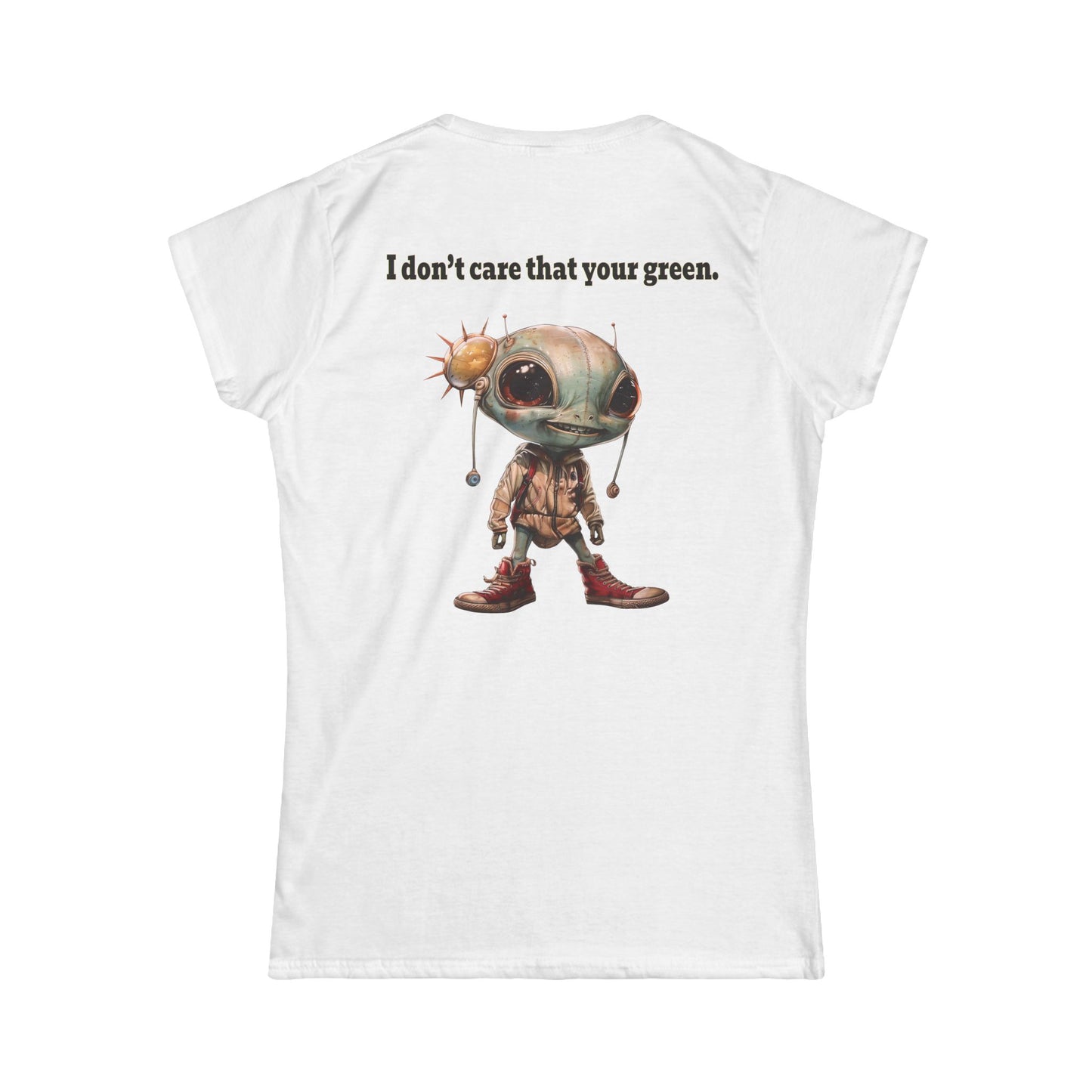 I don't care that your grey - Women's Softstyle Tee