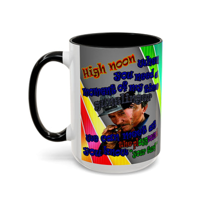 high noon - Accent Mug (rainbow split)