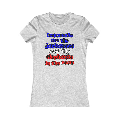 donkeys and elephants - Women's Favorite Tee