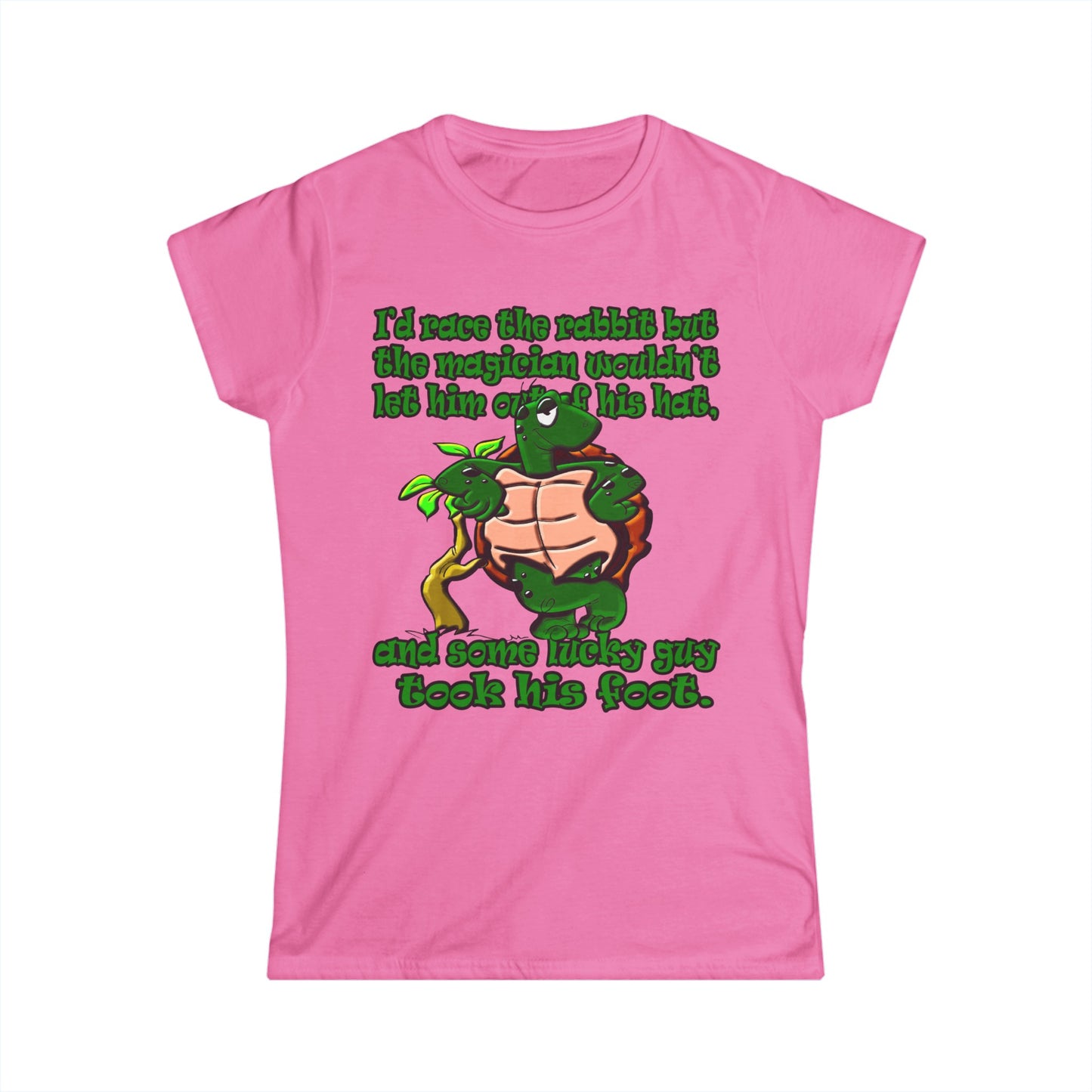 turtle race - Women's Softstyle Tee