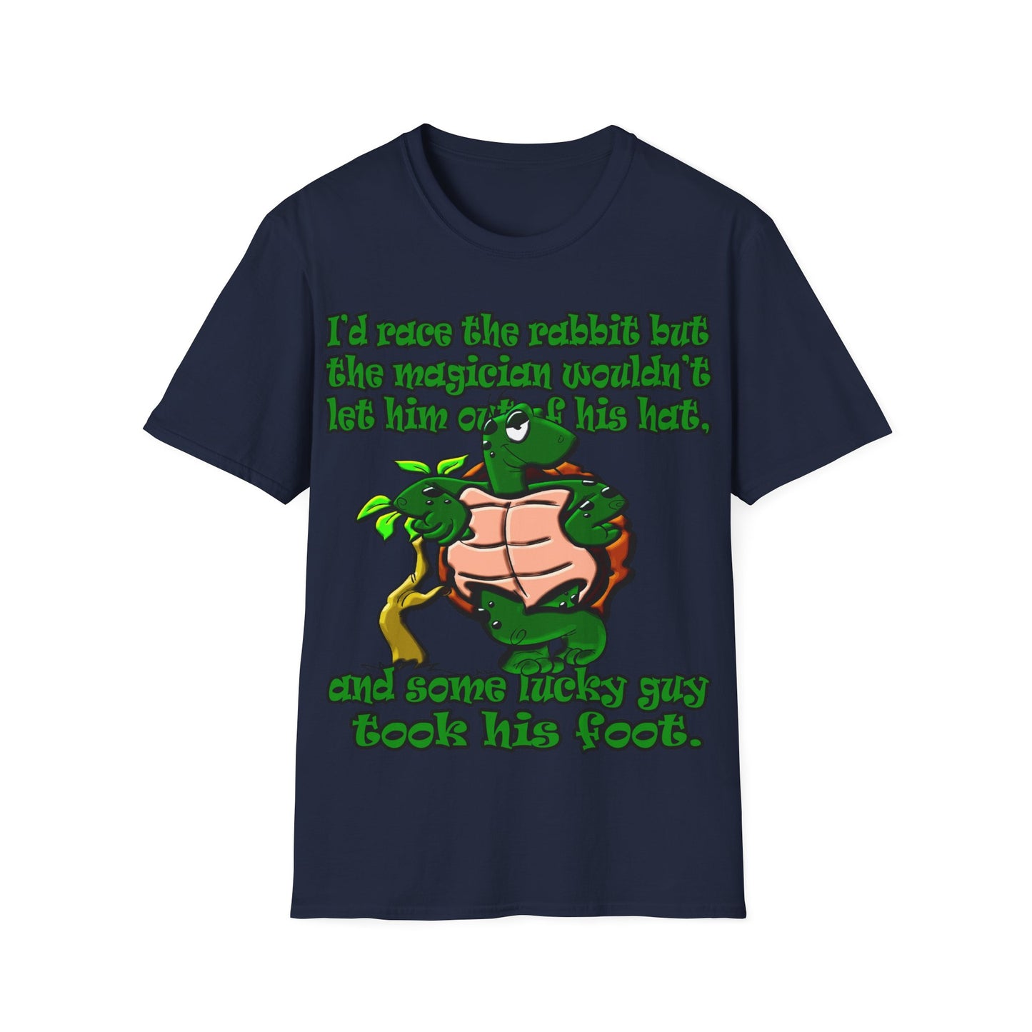 turtle race - Unisex Softstyle T-Shirt
