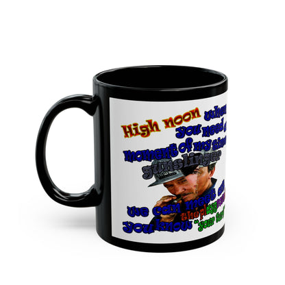 high noon - Black Mug (white)