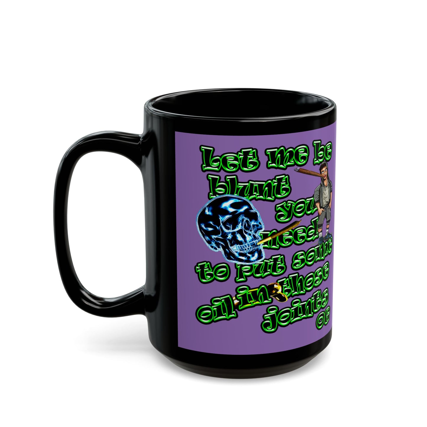 og - Black Mug (light purple)