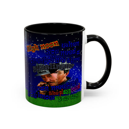 high noon - Accent Mug ('snoops' background)