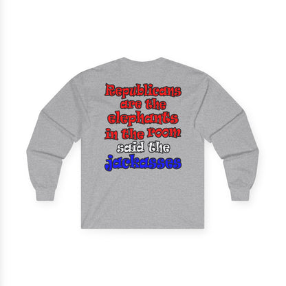 donkeys and elephants - Ultra Cotton Long Sleeve Tee