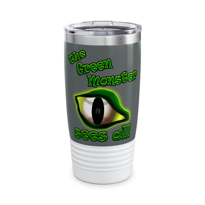 green monster - Ringneck Tumbler, 20oz (dark grey)