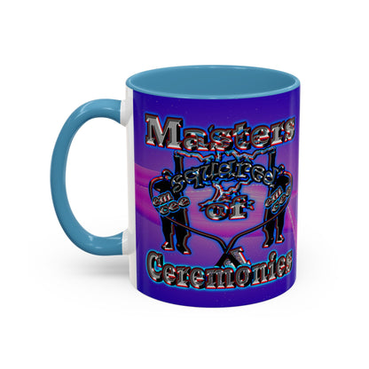 em cee squared - Accent Mug (purple-pink wave)