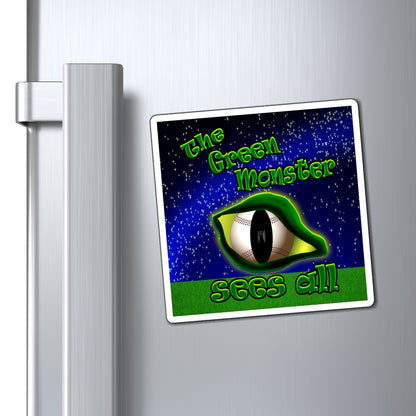 green monster - Magnets - ('snoops' background)
