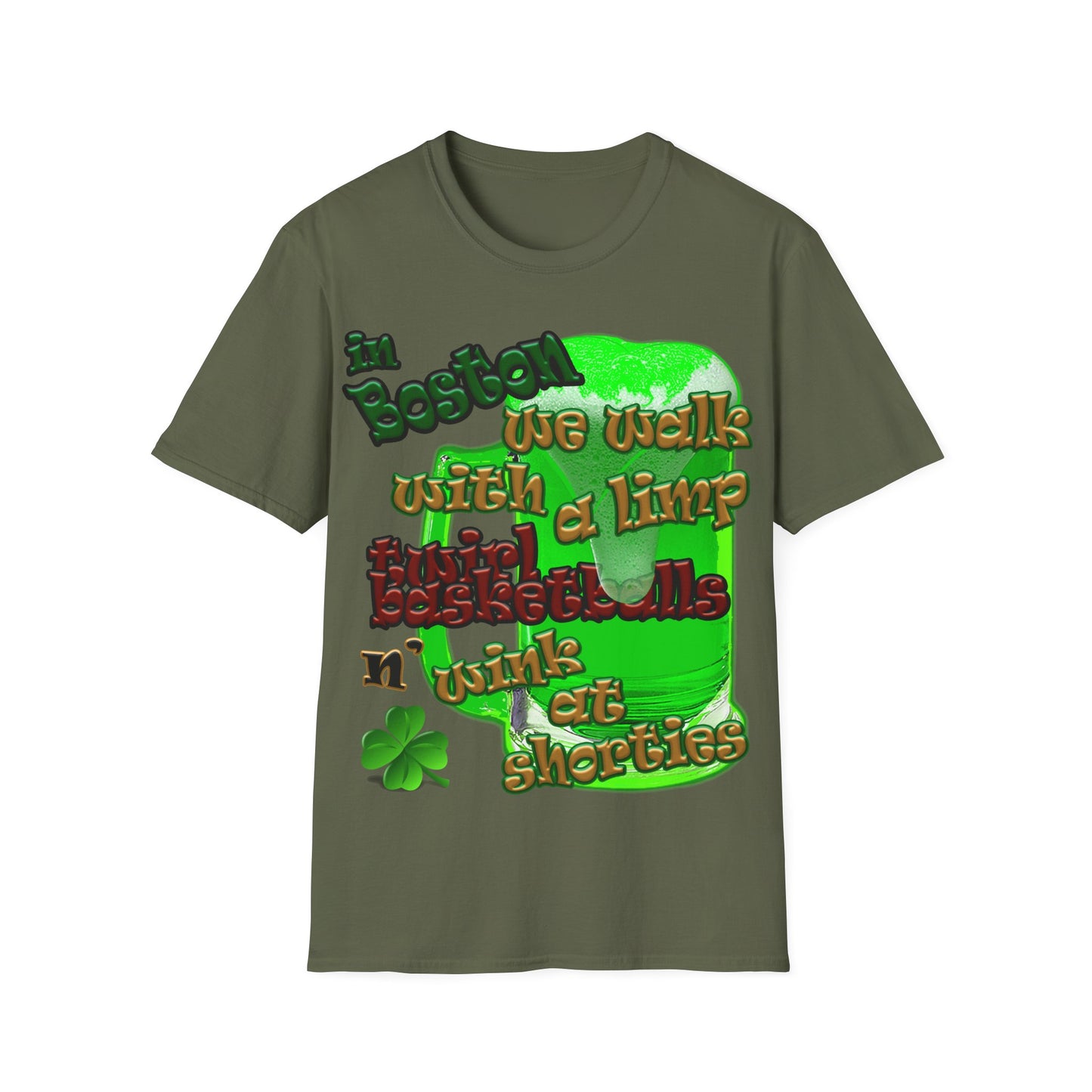 celtics logo - Unisex Softstyle T-Shirt