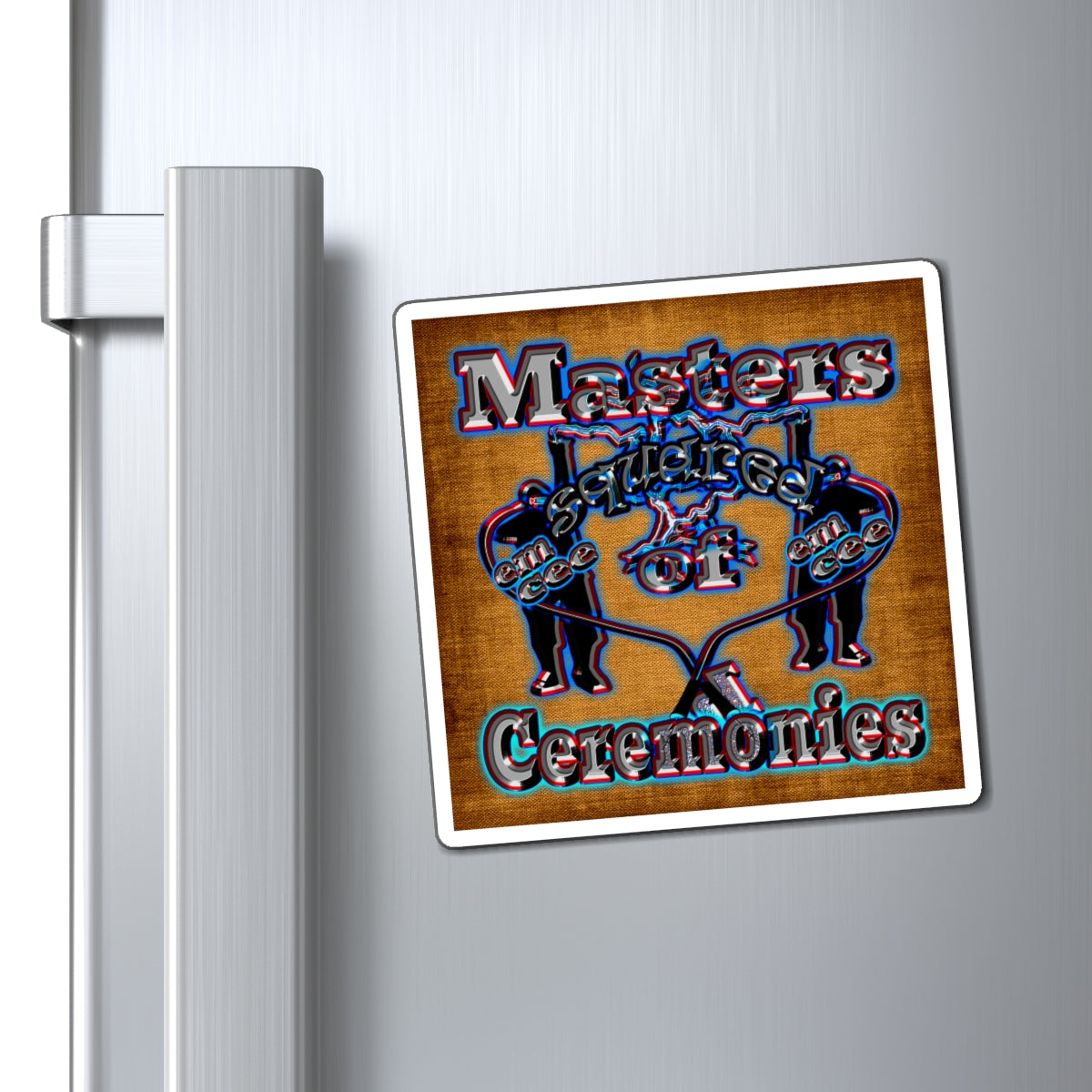 em cee squared - Magnets - (brown papyrus)
