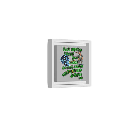 og - framed canvas art (light grey)
