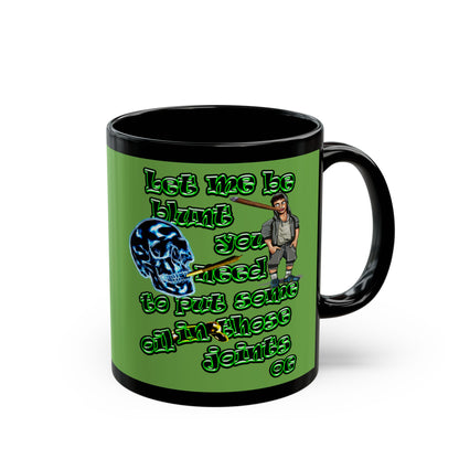 og - Black Mug (green)