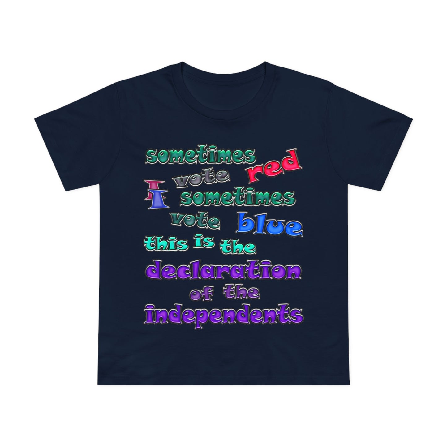 declaration of the independents - Women’s Maple Tee