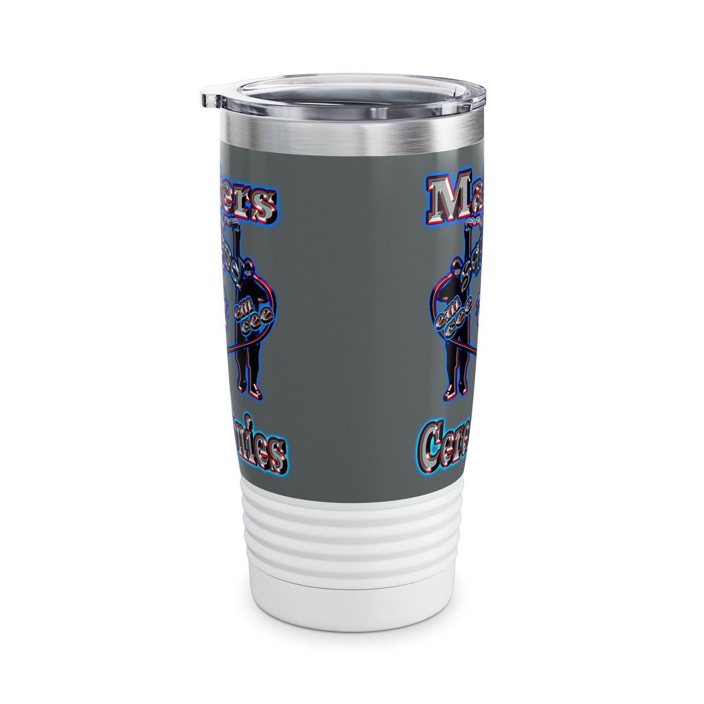 em cee squared - Ringneck Tumbler, 20oz (dark grey)