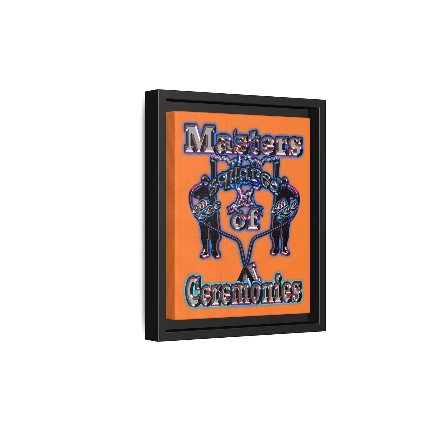 em cee squared - framed canvas art (crusta)