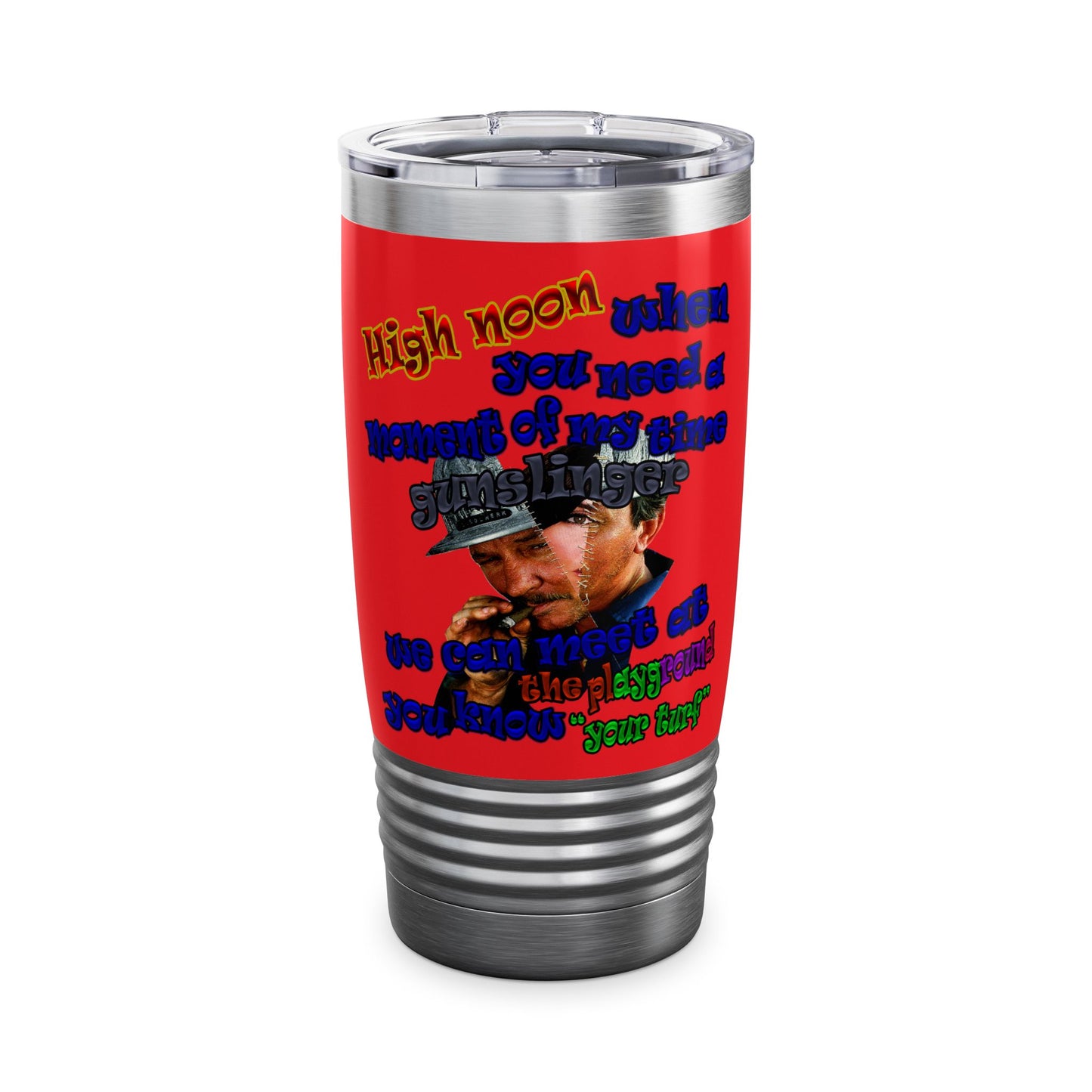 high noon - Ringneck Tumbler, 20oz (red)