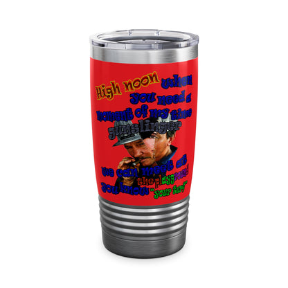 high noon - Ringneck Tumbler, 20oz (red)