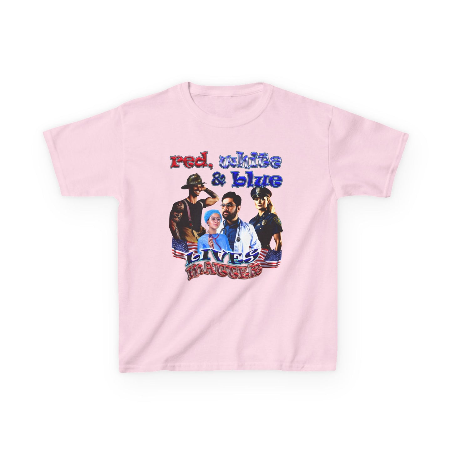 rw&b lives matter - Kids Heavy Cotton™ Tee