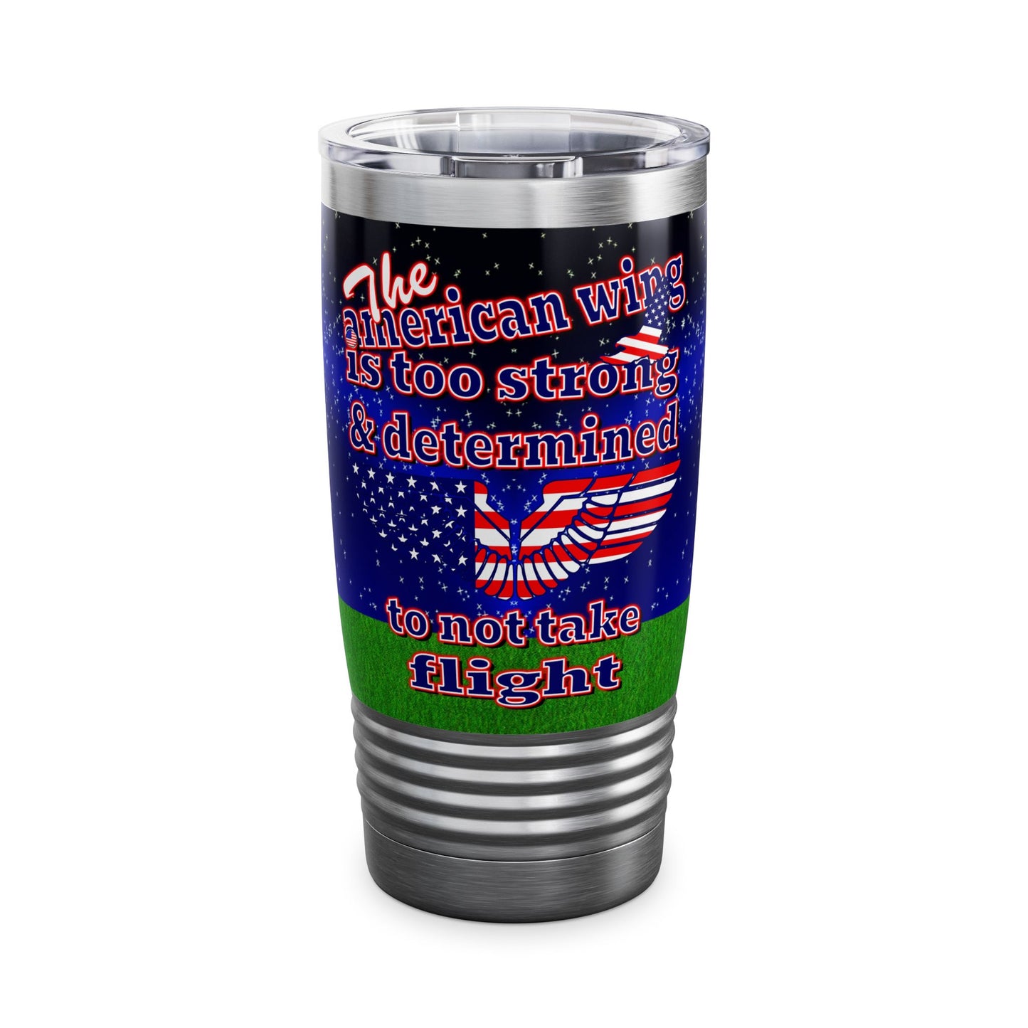 american wing - Ringneck Tumbler, 20oz ('snoops' background)