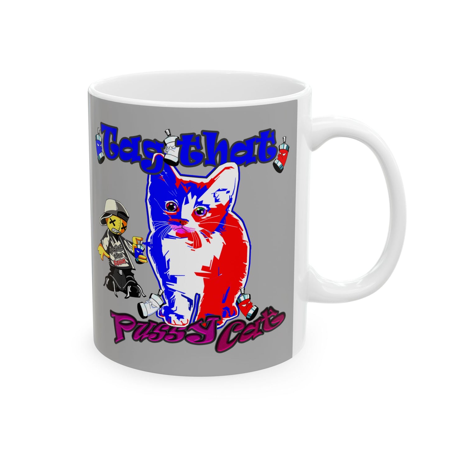 tag that - White Mug (light grey)