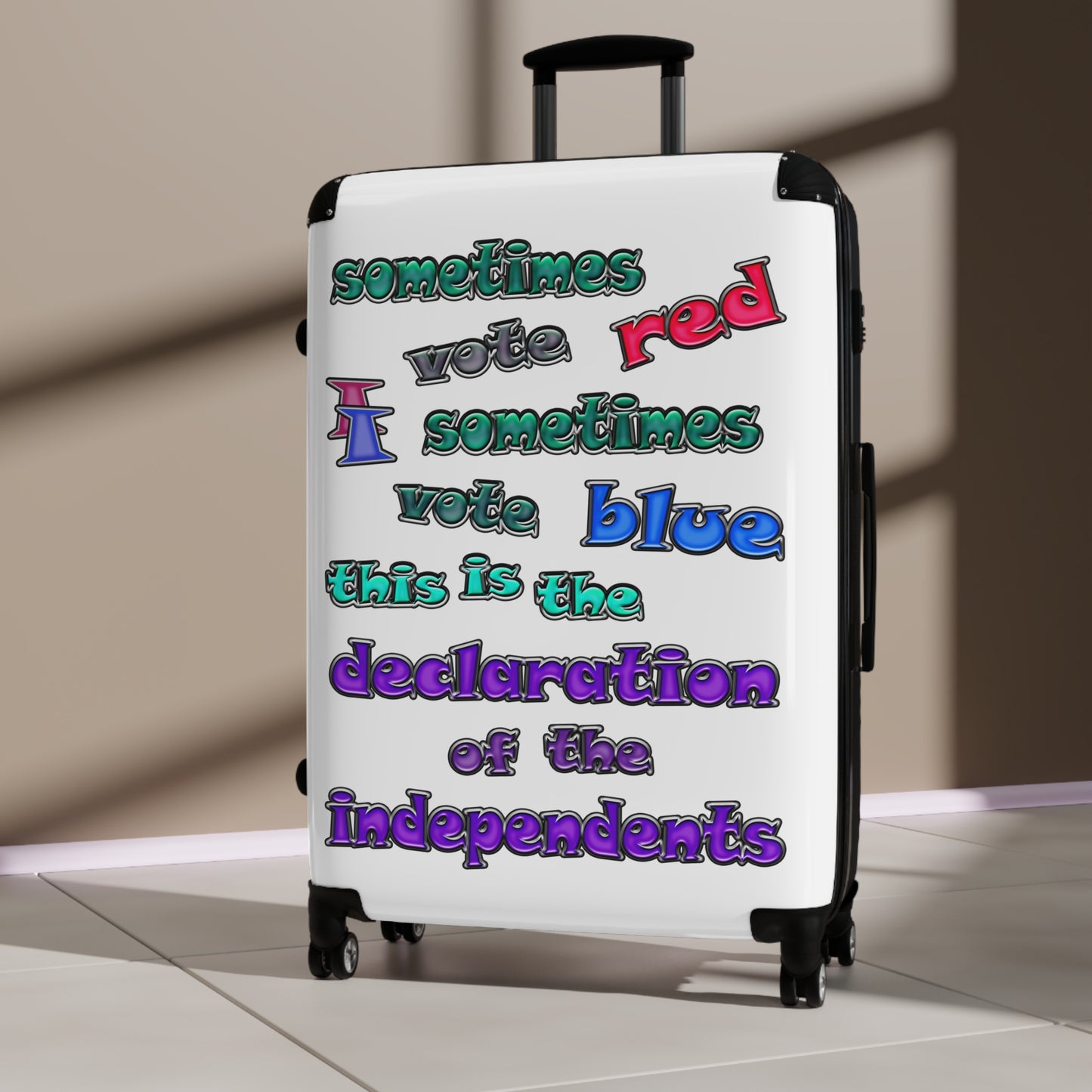 declaration of the independents - Suitcase (white)
