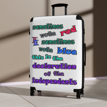 declaration of the independents - Suitcase (white)