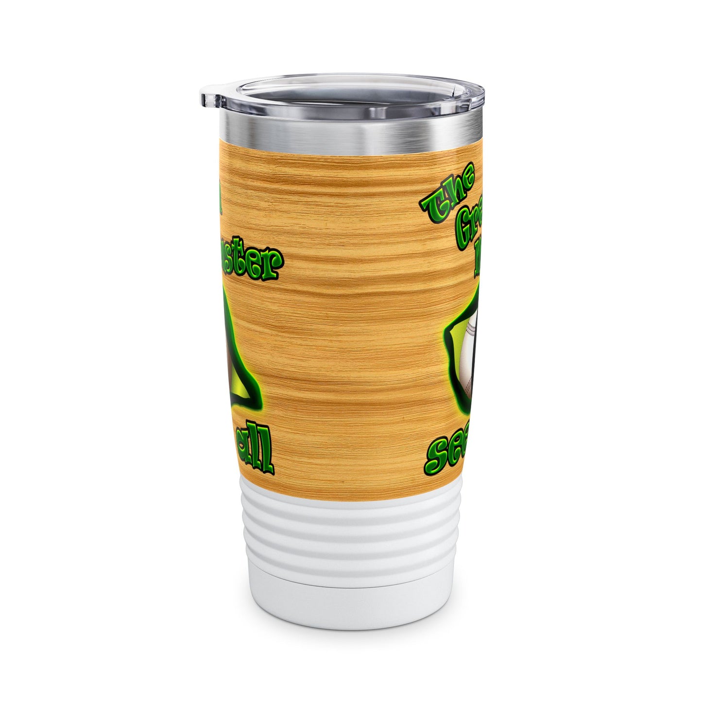 green monster - Ringneck Tumbler, 20oz (butterscotch wood finish)
