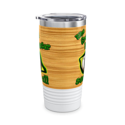 green monster - Ringneck Tumbler, 20oz (butterscotch wood finish)