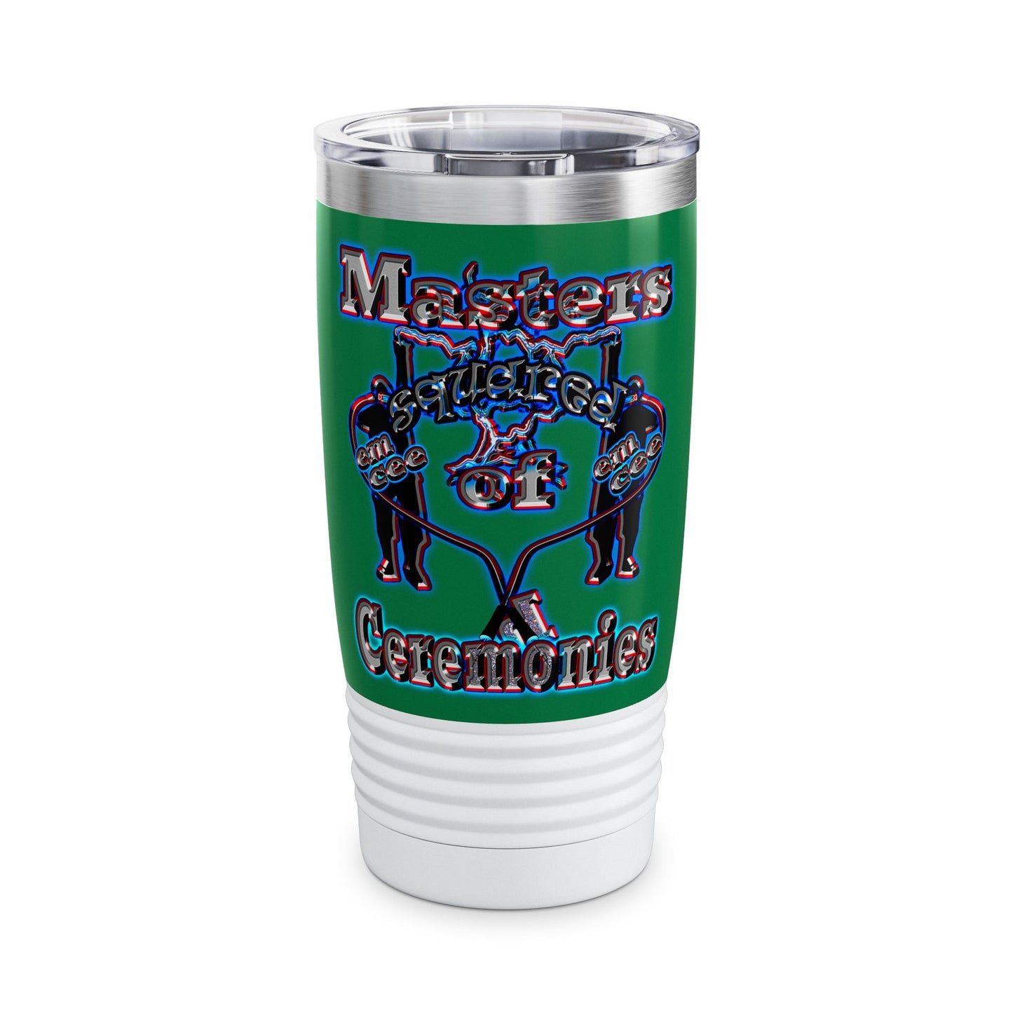 em cee squared - Ringneck Tumbler, 20oz (dark green)