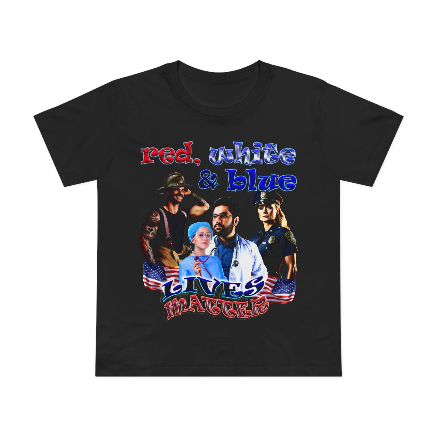 rw&b lives matter - Women’s Maple Tee