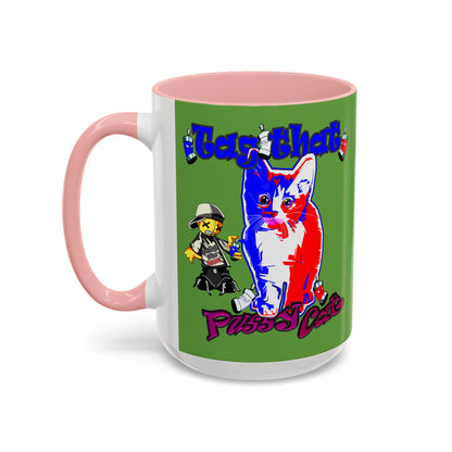 tag that - Accent Mug (green)