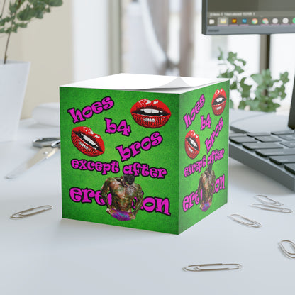 hoes b4 bros - note cube (green turf)