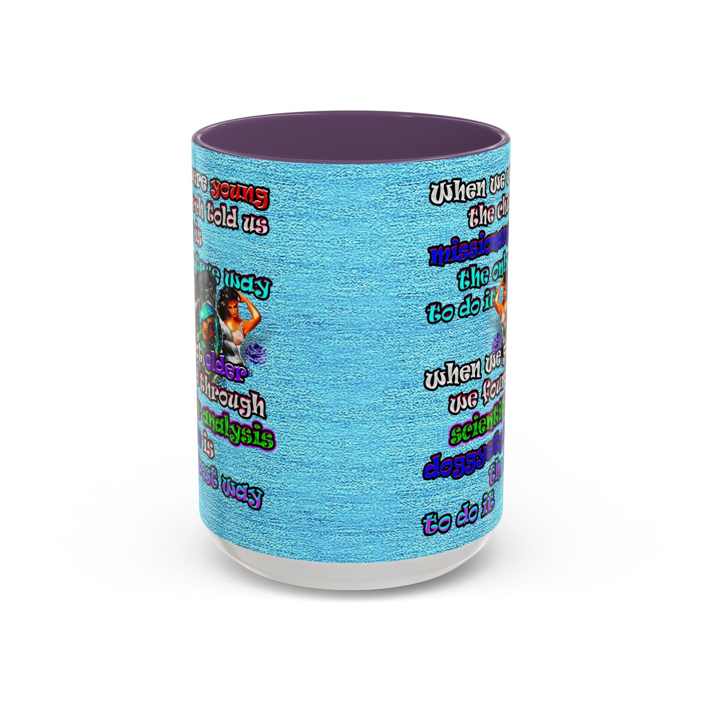 doggystyle - Accent Mug (faded blue)