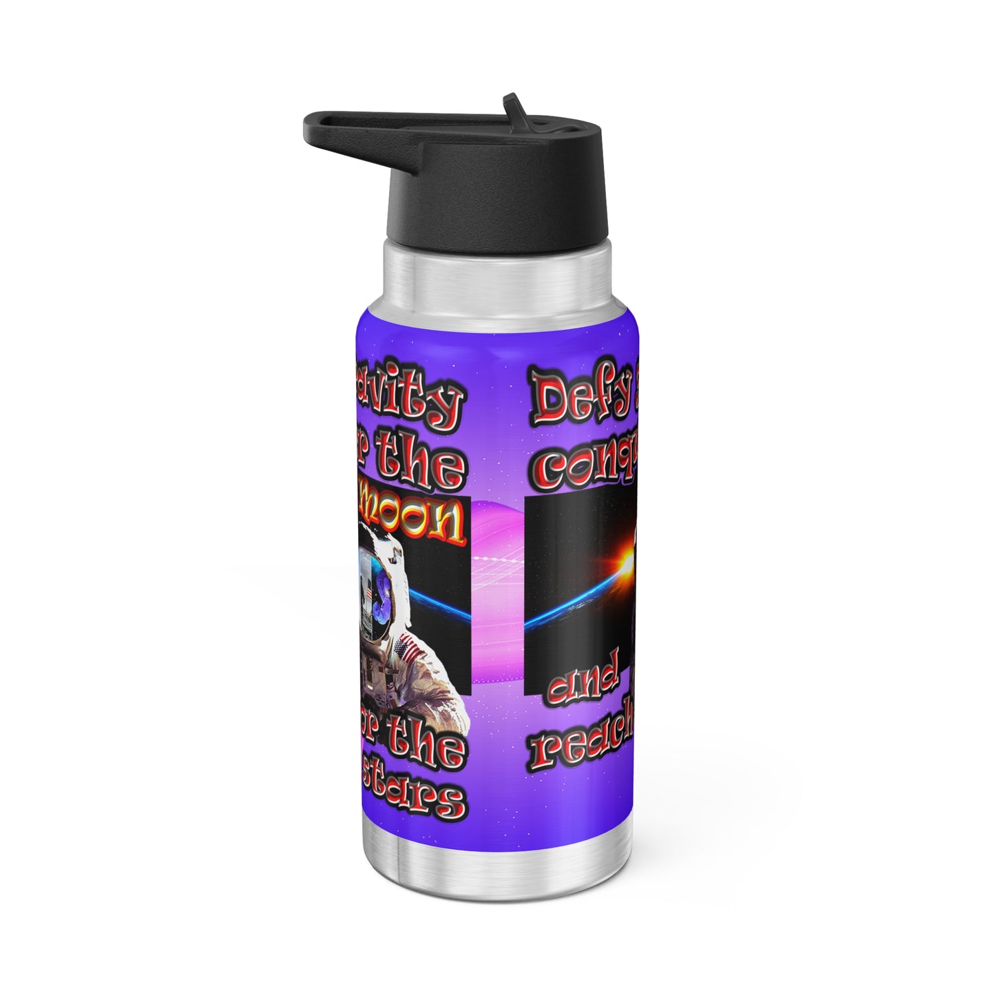 defy conquer reach - Gator Tumbler, 32oz  (purple-pink wave)
