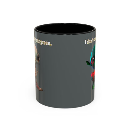 I don't care that your grey - Accent Mug (dark grey)