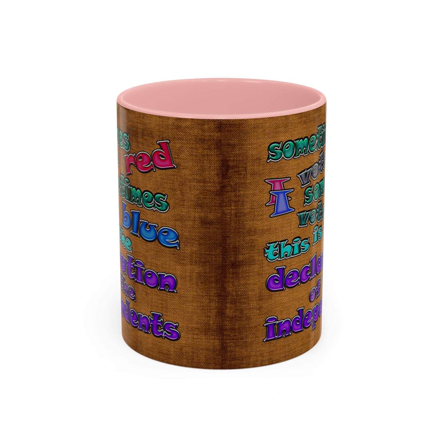 declaration of the independents - Accent Mug (brown papyrus)