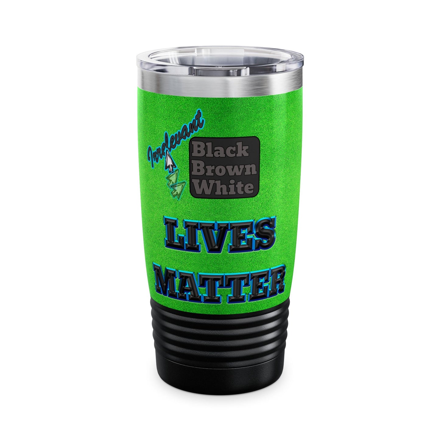irrelevant - Ringneck Tumbler, 20oz (green turf)