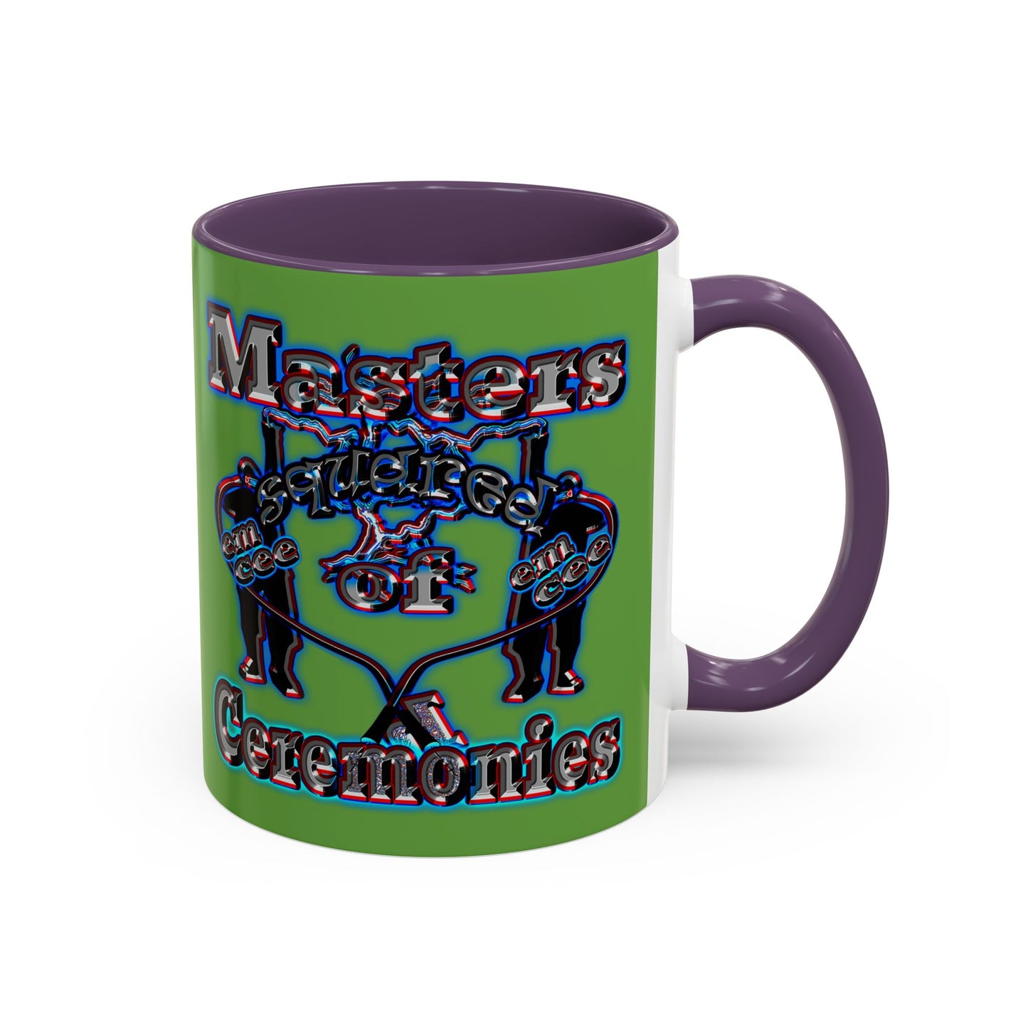 em cee squared - Accent Mug (green)
